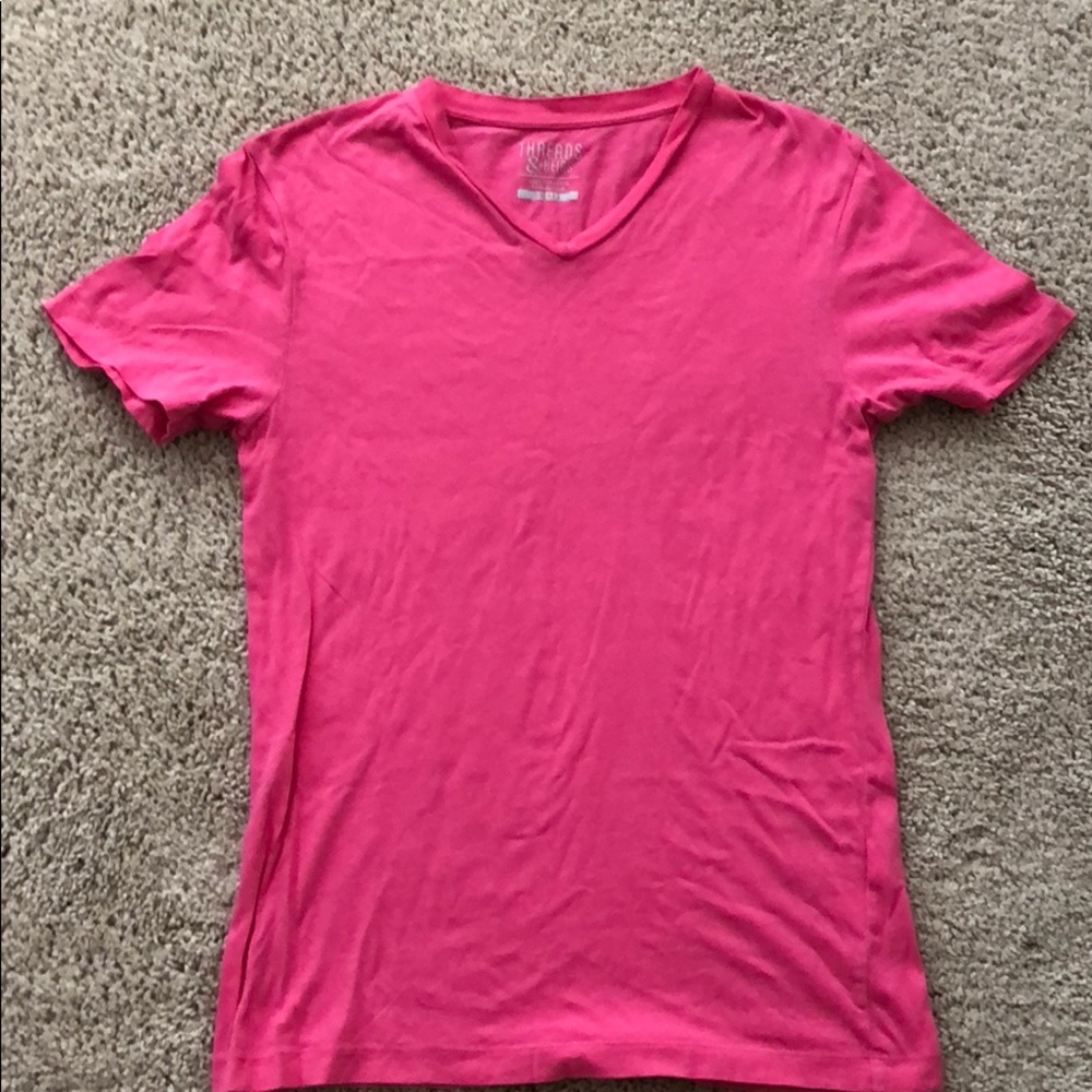 Pink vneck size Small
